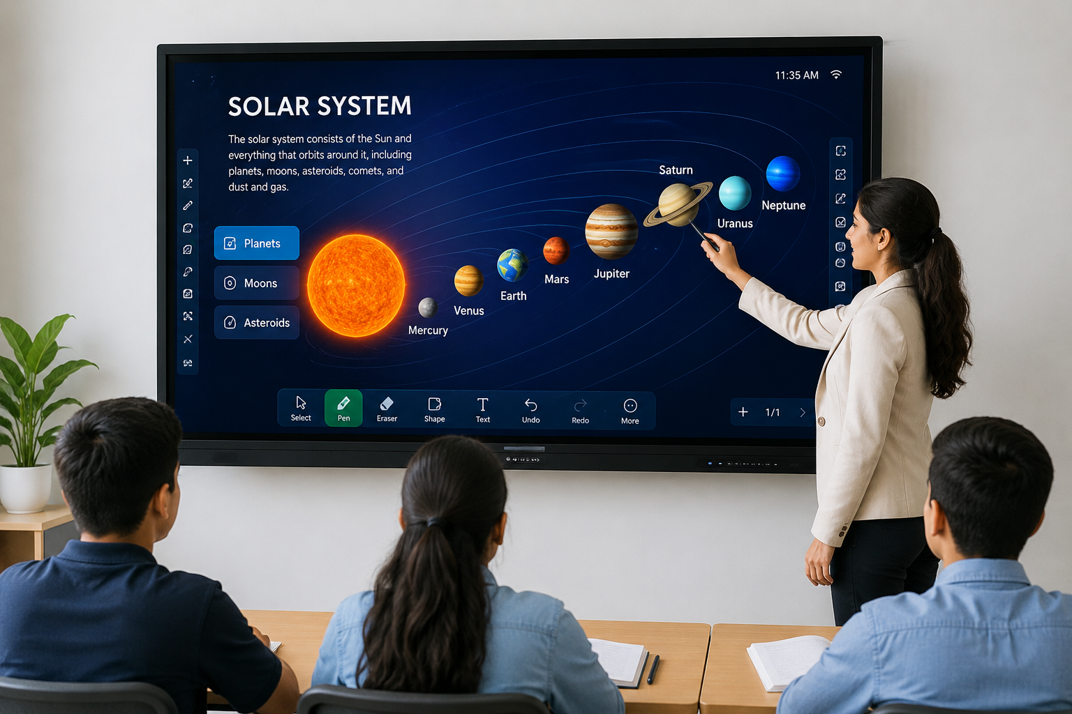 LogiBoard Interactive Flat Panel